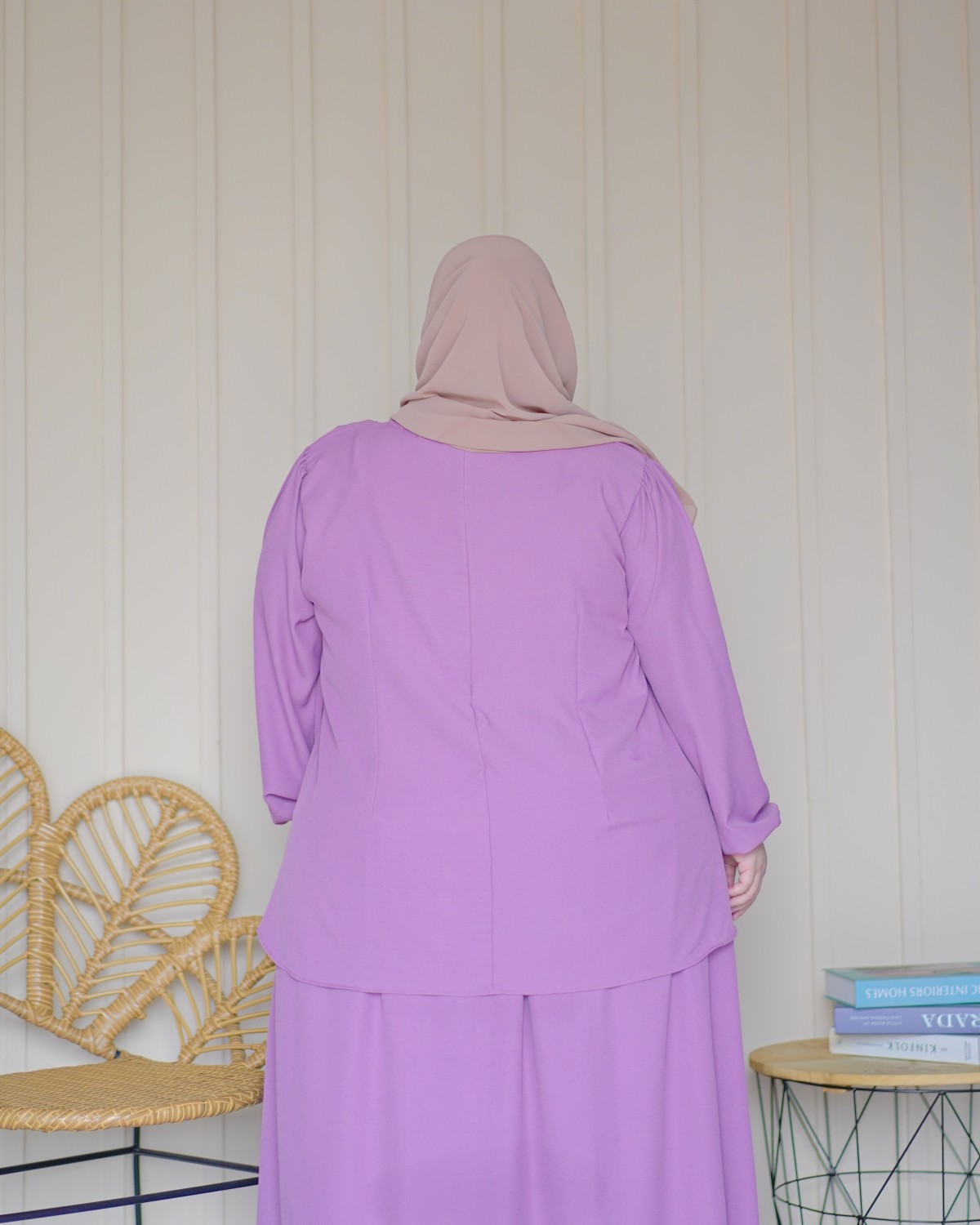 Wiliya Skirt Suit (Dusty Purple)